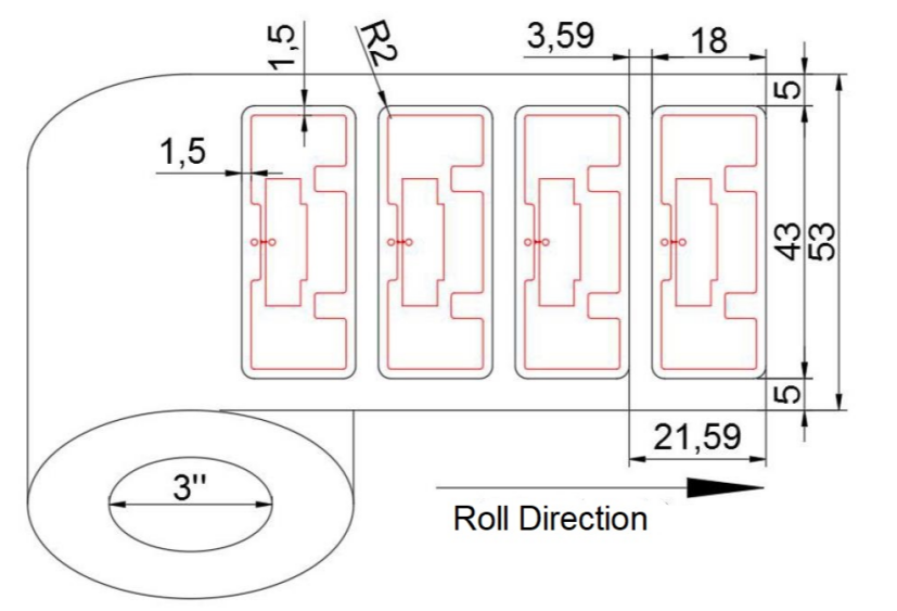 RFID UHF 抗液體標簽 LY-5020