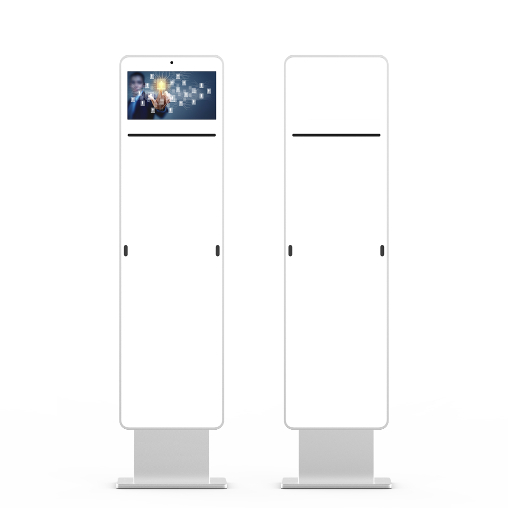 JT-123 UHF 白色通道門讀寫器帶觸摸屏